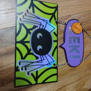 Halloween spider eek sign